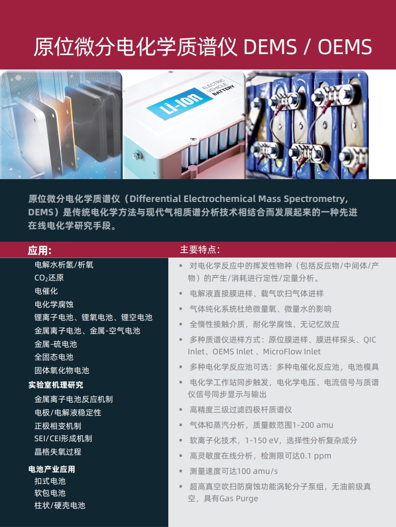 原位微分电化学质谱仪HPR-20 OEMS/HPR-40 DEMS(图1)
